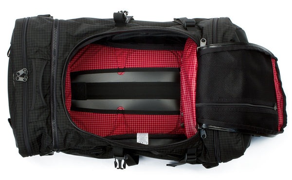 The Hero's Journey in Black (black with grey grid) 400 Halcyon with Iberian (red with white grid) 200 Halcyon interior.